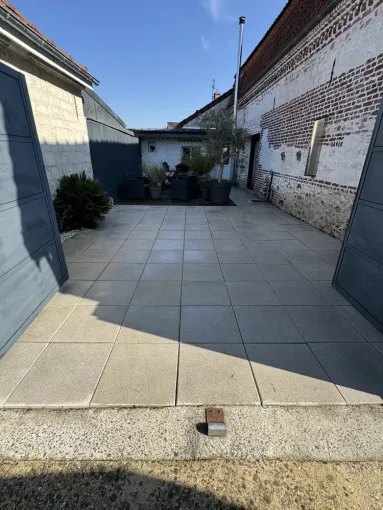 Nouvelle réalisation, nettoyage de cette terrasse, à ESTRÉE-CAUCHY, dans le 62, Pas-de-Calais., Arras, LGF CLEANER