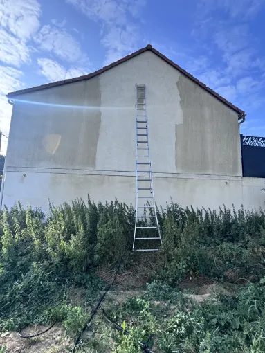 Nettoyage pignon et façade à Hannescamps 62, Arras, LGF CLEANER