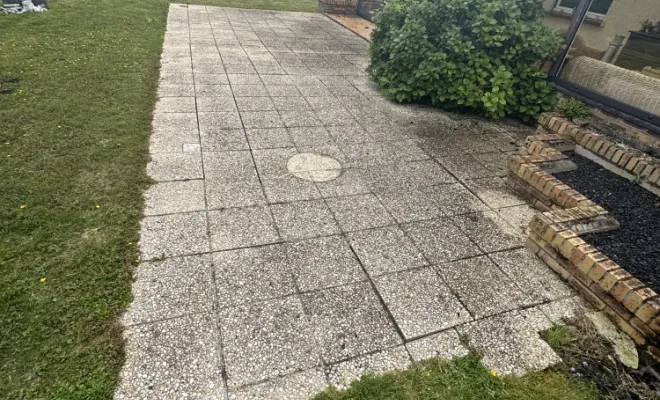 Nettoyage basse pression vapeur d'une terrasse et véranda à écurie par LGF CLEANER, Arras, LGF CLEANER