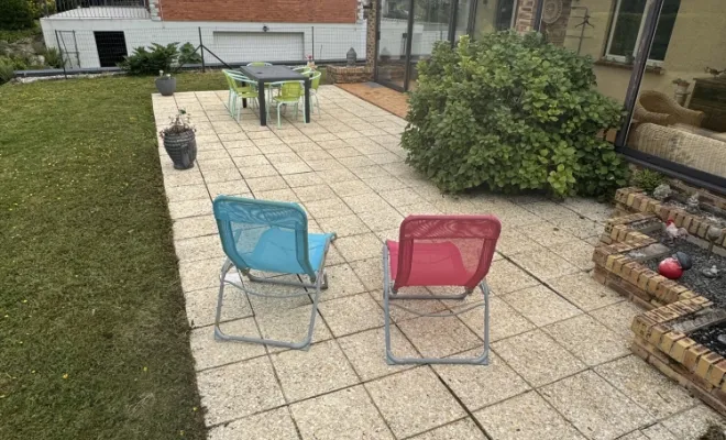 Nettoyage basse pression vapeur d'une terrasse et véranda à écurie par LGF CLEANER, Arras, LGF CLEANER