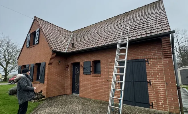 Nouvelle réalisation à ABLAINZEVELLE : nettoyage de toitures en tuile, Arras, LGF CLEANER