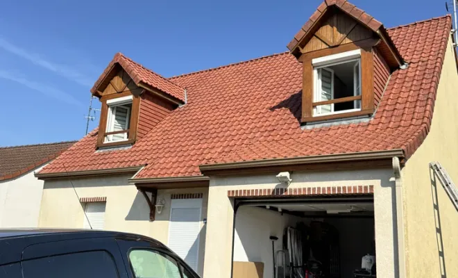 Entretien complet de toiture en tuile terre cuite à Bucquoy, Arras, LGF CLEANER