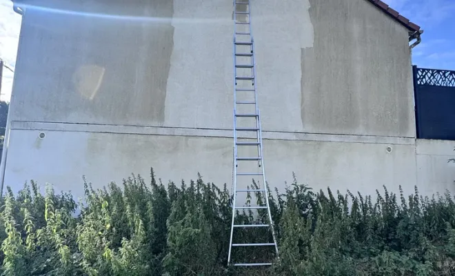 Nettoyage pignon et façade à Hannescamps 62, Arras, LGF CLEANER
